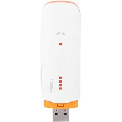 ASHATA Surf Stick, pārnēsājams mini USB tīklāja 3G modems 7,2 Mpbs bezvadu maršrutētājs, 3G USB bezvadu sargspraudņa darba frekvenču josla UMTS B1, atbalsta SIM/TF karti planšetdatoram/klēpjdatoram