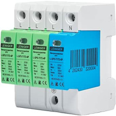 LEINIGER/Surge Protection/Surge Protector/4-Pin / Tested According to Class I + II, Type 1+2 (B+C), High Maximum Leakage Current of 50 kA/Main Distribution Protection, PV Protection