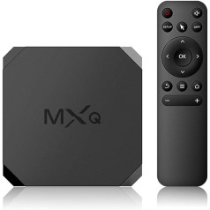 Szshining MXQ Android TV Box, Android 7.1 TV Box Amlogic S905W Quad-Core 1G+8G WiFi 2.4GHz HD 4Kx2K Smart TV Media Player for Home Entertainment