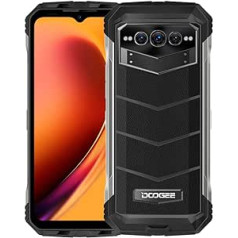 DOOGEE 5G āra viedtālrunis bez līguma VMAX, 22000 mAh akumulators, izmērs 1080 astoņkodolu 12GB + 256GB, 6,58 collas 120Hz FHD+, 108MP trīskāršā AI kamera (20MP Night Vision), mobilā Android 12 IP68