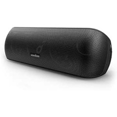 Soundcore Motion+ Bluetooth skaļrunis ar augstas izšķirtspējas 30 W audio, BassUp tehnoloģija, bezvadu HiFi skaļrunis ar lietotu lietotni, elastīgs EQ, 12 stundu akumulatora darbības laiks, IPX7 ūdens aizsardzības klase