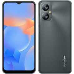 Mobilais tālrunis Blackview A52 PRO bez līguma, 8 GB + 128 GB (1 TB ārējais SD), 6,5 collu 90 Hz ūdenstilpes ekrāns, 13 MP + 5 MP, Android 13 viedtālrunis ar divām SIM kartēm, 5180 mAh akumulators, sejas atbloķēšana un pirkstu nospied