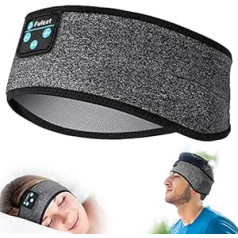 Fulext Sleep austiņas, Bluetooth galvas saite, miega austiņas, sporta galvas saite, ilgs atskaņošanas laiks, miega austiņas ar iebūvētiem skaļruņiem, lieliski piemērotas treniņiem, skriešanai, jogai