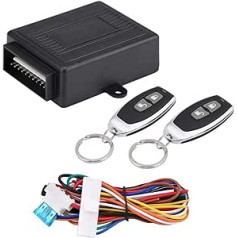 12 V ± 2 V car central locking, 3.4 x 3.4 x 1.2 inch remote control kit for central locking, universal car door lock, central locking