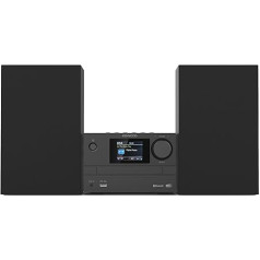 KENWOOD M-525DAB Micro Hi-Fi System with CD, USB, DAB+ and Bluetooth Audio Streaming, 6.1 cm TFT Colour Display, Remote Control