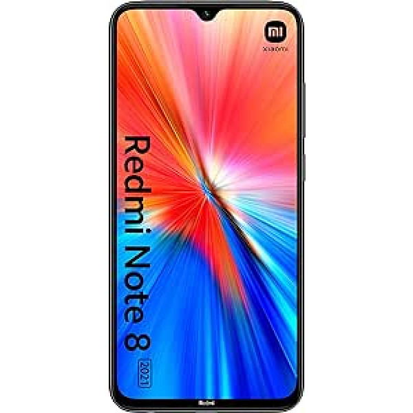 Xiaomi Redmi Note 8 (2021) — viedtālrunis 64 GB, 4 GB RAM, divas SIM kartes, Space Black