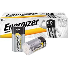 ENERGIZER PILAS INDUSTRIALES Industrial LR20 (D) DP12 BR E300716801 Grau