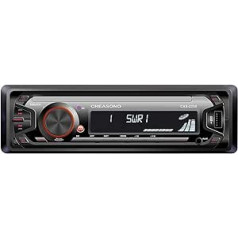 Creasono 1DIN autoradio: MP3-RDS-Autoradio CAS-2250 ar USB portu un SD slotu, 4X 45 W (MP3-Autoradio (1-DIN), MP3-Autoradio, Stick)