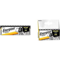 Energizer AA sārma baterijas, 24 pack.