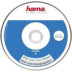 Hama DVD Reinigungsdisc (zur Beseitigung von Schmutz in DVD Laufwerken) Laser-Reinigungs DVD