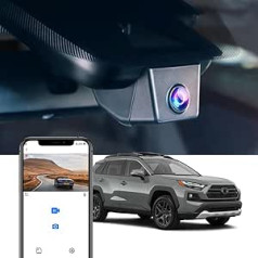 Fitcamx Dash Cam 4K piemērota 2022. 2023. 2024. gada Toyota RAV4 LE XLE Limited XSE Adventure SE Premium Hybrid Gen5 (B modelis), OEM Dash Cam 2160P video WiFi, G-sensors, cilpas ierakstīšana, Plug & Play, 64 GB