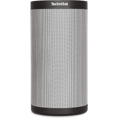 Technisat Techni Sound MR2 — vairāku istabu (vairāku istabu audio straumēšana, interneta radio, 2 x 10 W bezvadu skaļrunis, Spotify Connect, UPnP audio straumēšana — melns/sudrabs