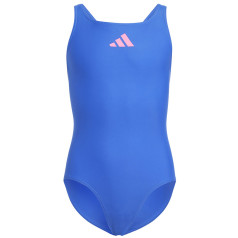 Adidas 3 Bars Sol ST meiteņu peldkostīms IQ3973 / 140 cm / zils