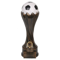 GT sporta futbola statuete / 31 cm / brūna