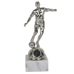 Futbola statuete RF11308 / 21 cm / sudrabs