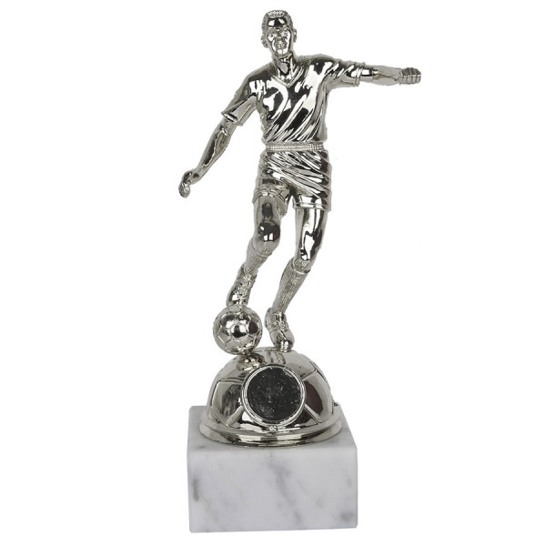 Futbola statuete RF11308 / 21 cm / sudrabs