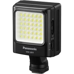 Panasonic VW-LED1E-K LED Videoleuchte (geeignet für Camcorder/LUMIX Kamera) schwarz