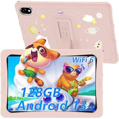 DOOGEE U10 Kid 10,1 collas planšetdators bērniem, Wi-Fi Kids planšetdators, Android 13, 9 GB + 128 GB/1 TB, 5 MP + 8 MP maziem bērniem paredzētais planšetdators, BT5.0/TUV/DRM L1, bērnu slēdzene, iepriekš instalēta spēļu programmatūra,