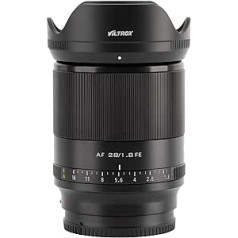 VILTROX 28 mm F1.8 autofokusa objektīvi Sony E Mount kameru objektīviem Standarta kameru objektīvi FE lielas apertūras platleņķa objektīvs Savietojams ar Sony a7 a7C a7III a7RIII a7RIV a7RV a9 a6100