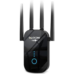 QLOCOM 5GHz un 2,4GHz divjoslu WiFi paplašinātājs lhfdjtqebn