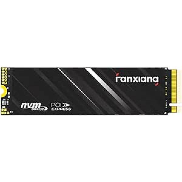 fanxiang S501Q NVMe M.2 SSD, 1TB, PCIe 3x4 Gaming Solid State Drive, 3500MB/s Read, 2500MB/s Write, Internal SSD, Hard Drive for Data Transfer