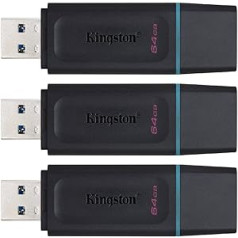 Kingston DataTraveler Exodia 64 GB DTX/64 GB zibatmiņas disks (3 pakotnē)