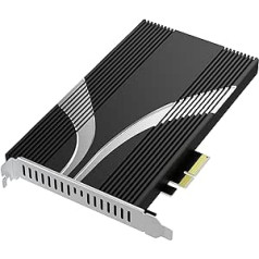 SABRENT 4 disku NVMe M.2 SSD uz PCIe 3.0 x4 adaptera karte [PC-P3X4]