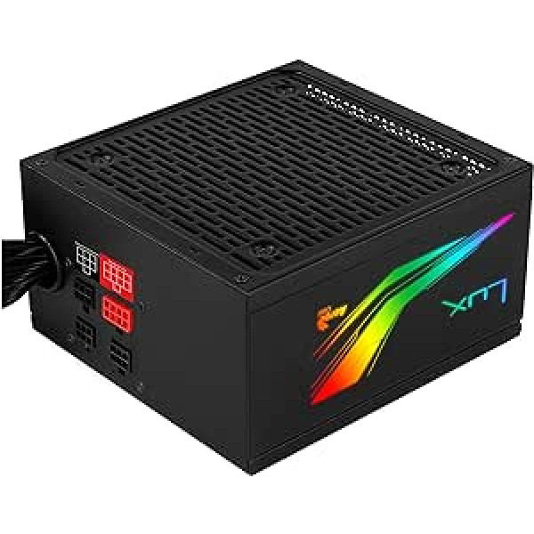 Aerocool Lux RGB M 650W - Modular RGB Power Supply, 80Plus Bronze (230V)