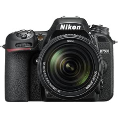 Nikon D7500 digitālās spoguļkameras korpuss, 20,9 MP, DX CMOS sensors bez optiskā zemfrekvences filtra