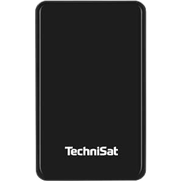 TechniSat Streamstore HDD 1 TB USB 3.1 — ārējais cietais disks (1000 GB, 2,5 collas, 5 Gbit/s, USB ports), melns