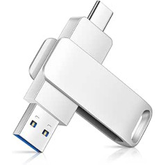 MYPIN USB zibatmiņas disks, 128G USB 3.0 zibatmiņas disks USB zibatmiņas disks ar C tipu datoram/klēpjdatoram/Android fotoattēliem/video/mūzikai/failiem