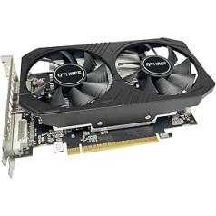 QTHREE GTX 1050 Ti 4GB grafikas karte, 128 bitu GDDR5, DisplayPort HDMI DVI, datora GPU, video karte personālajam datoram, PCI Express x16, DirectX 12