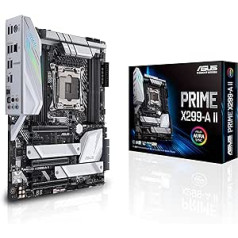 ASUS Prime X299-A II Gaming Motherboard Socket Intel LGA 2066 (ATX, Intel X299, DDR4, M.2, USB 3.Gen 2, Aura Sync) Black