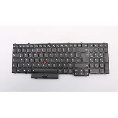 TellusRem rezerves tastatūras vācu fona apgaismojums priekš Lenovo Thinkpad P50 P70 P51 P71