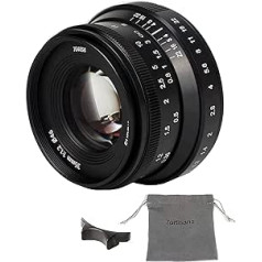 7artisans 35 mm F1.2 II APS-C manuālā fokusa kameras galvenais portreta objektīvs Sony E-Mount A7 A7II A7M3 A7R A7RII A7RM3 A5000 A6000 A6300 A6500 kamerām