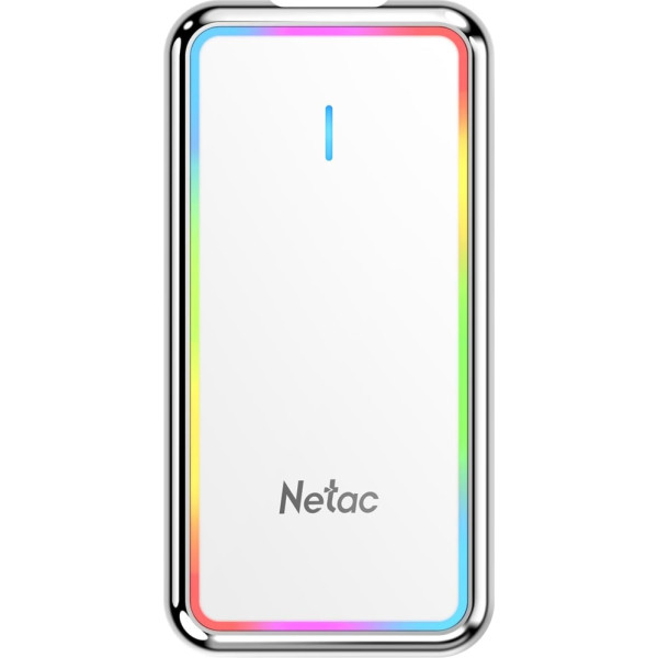 Netac ZR RGB 250 GB pārnēsājams SSD USB 3.2 Gen 2 ātrdarbīgs pārsūtīšanas interfeiss 550 MB/s pārsūtīšana