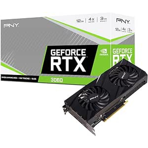 PNY GeForce RTX™ 3060 12GB VERTO Dual Fan Graphics Card