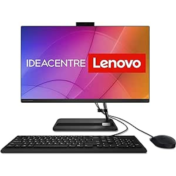 Lenovo IdeaCentre AIO 3 galddators | 23,8 collu Full HD displejs | AMD Ryzen 3 7330U | 8 GB RAM | 512 GB SSD | AMD Radeon Graphics | Win11 | Melns | Ietver tastatūru un peli | 3 mēneši Premium Care