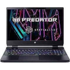 Acer Predator Helios 3D 15 (PH3D15-71-94GY) spēļu klēpjdators | 15,6 collu 4K/UHD 3D displejs | Intel Core i9 13900HX | 32 GB RAM | 1 TB SSD | NVIDIA GeForce RTX 4080 | Windows 11 | QWERTZ tastatūra | Melns