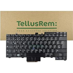 TellusRem Replacement Keyboard German Backlight for Dell Latitude E6400, Latitude E6410, Latitude E6500, Latitude E6510