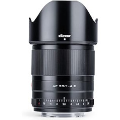 VILTROX 33 mm F1.4 E autofokusa objektīvs APS-C lielas apertūras acu fokusa galvenais objektīvs Sony E-Mount kamerai A5000 A5100 A6000 A6100 A6300 A6400 A6500 A660000 NEX-6 A7, AIIIII, A7,7, A7, A7, A7 A7III, A7RIII