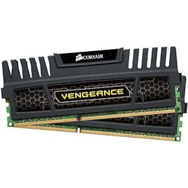 Corsair CMZ8GX3M2A1600C9 Vengeance 8GB Arbeitsspeicher ((2x 4GB) DDR3 1600 Mhz CL9) schwarz