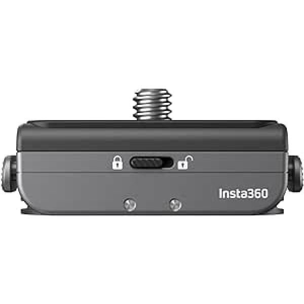 Insta360 ātrās atlaišanas kronšteins ir savietojams ar Insta360 X3/ONE RS/ONE X2/ONE R/ONE X