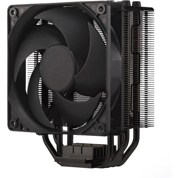 Cooler Master Hyper 212 Black Edition CPU dzesētājs ar LGA1700 stiprinājumu, 4 tiešā kontakta siltuma caurules ar līstēm, Silencio FP120 ventilators, procesora ventilators ar papildu stumšanas ventilatora konfigurāciju