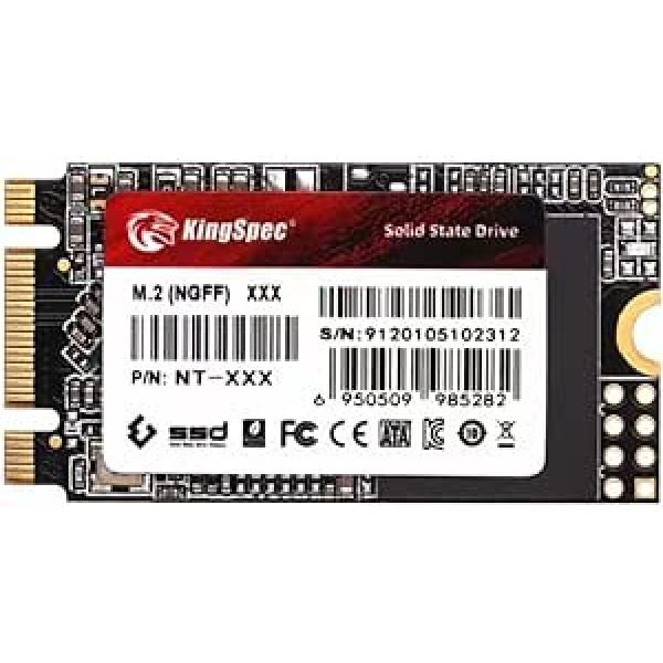 KingSpec 1TB 2242mm M.2 SSD NGFF Internal Solid State Drive SATA III 6Gbps for Ultrabook (1TB)