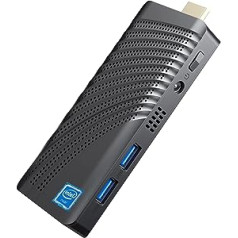 NiPoGi Mini PC Stick, Intel Celeron N4000 Compute Stick, 4GB DDR4 64GB eMMC Stick PC atbalsts 4K HDMI, Bluetooth, WiFi, pārnēsājams mini dators biznesam, mājas birojam, ceļojumiem