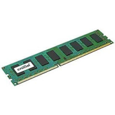 Crucial CT102464BA160B DDR3 240 kontaktu 1,5 V PC3-1600 CL11 nebuferēts UDIMM atmiņas modulis — 8 GB