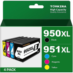 950XL 951XL printeru kasetņu nomaiņa HP 951XL Multipack, saderīga ar 950 951 XL kasetnēm Officejet Pro 8600 8100 8610 8615 8620 8625 8630 86040 28dw Printer (8630 86040 24d)