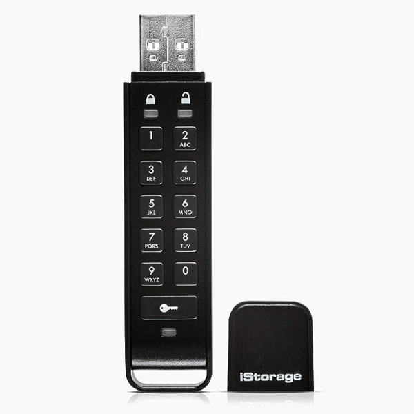 iStorage datAshur Personal2 16GB Secure Flash Drive Password Protected Portable Military Grade Hardware Encryption