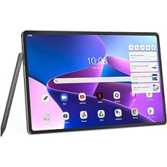 Lenovo Tab P12 Pro planšetdators 12,6 collas, WQXGA (Qualcomm Snapdragon 870, 8 GB RAM, 256 GB paplašināma līdz 1 TB, Android 11, WiFi 6 + Bluetooth 5.2, 4 skaļruņi) Precision Pen 3 — tumši pelēks